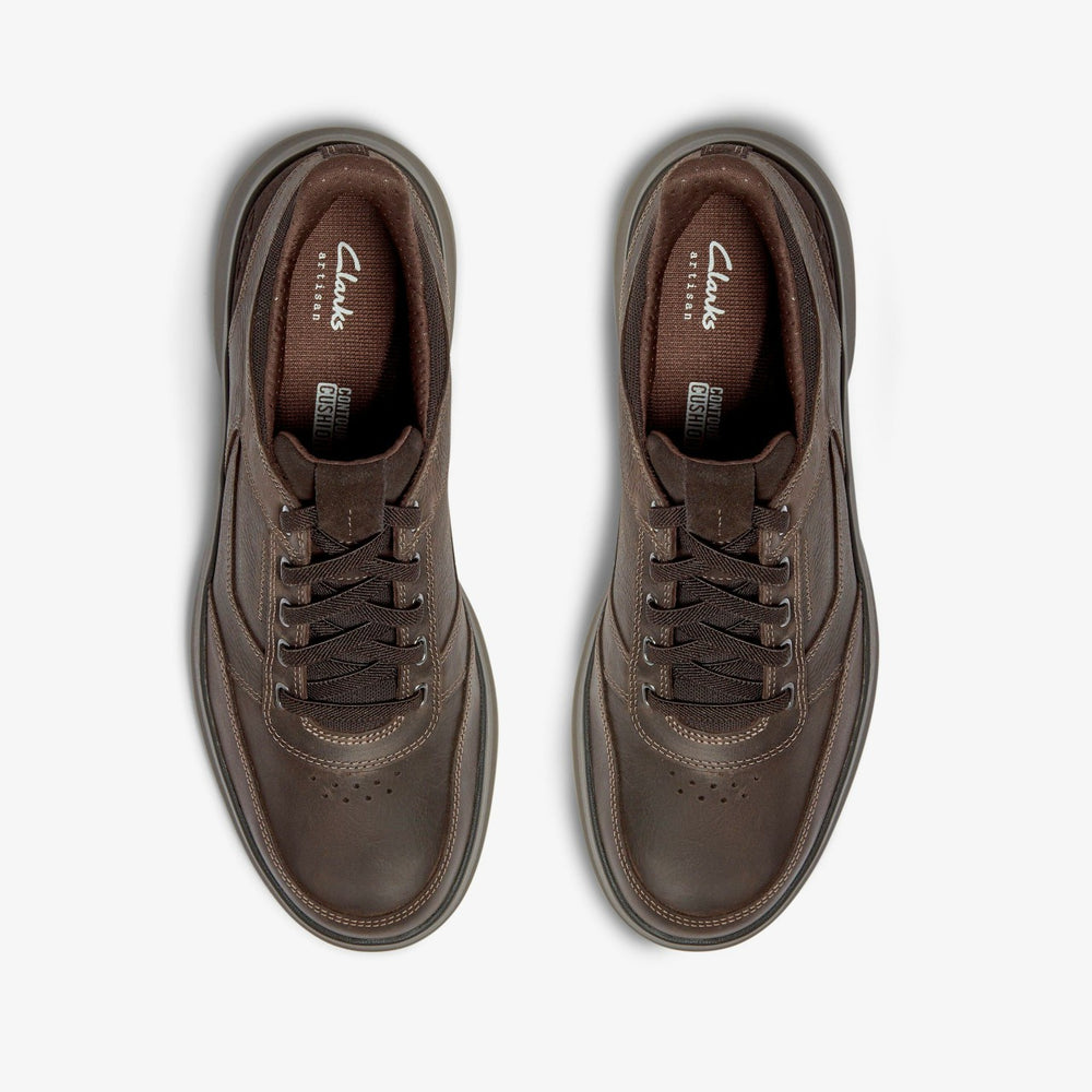 Mullan Easy Dark Brown Leather | Clarks online
