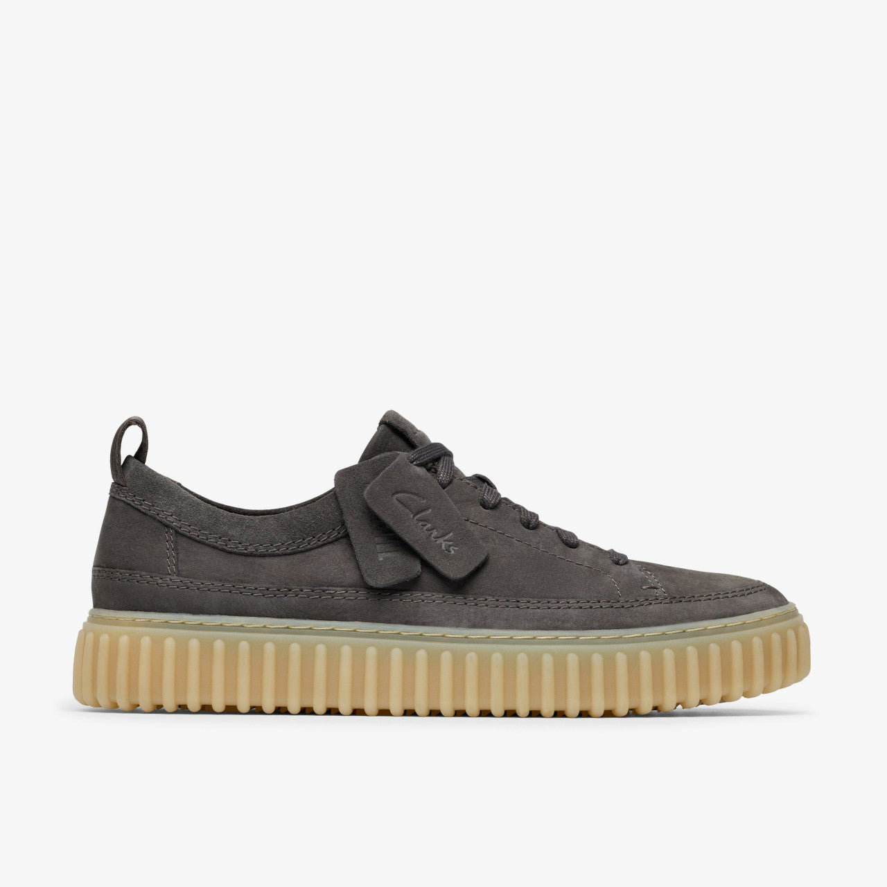 Torhill Lace Dark Grey Nubuck | Clarks outlet