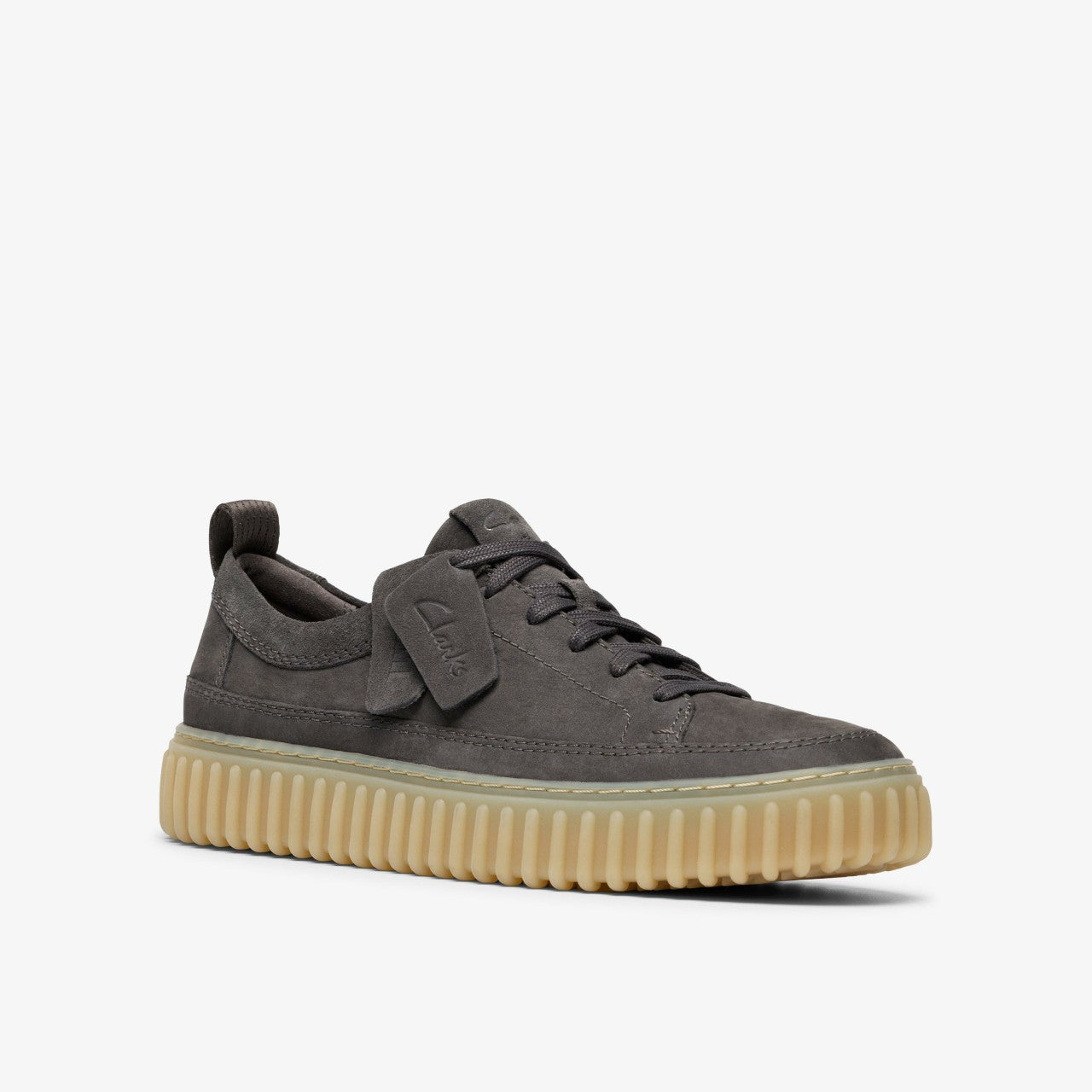Torhill Lace Dark Grey Nubuck | Clarks outlet
