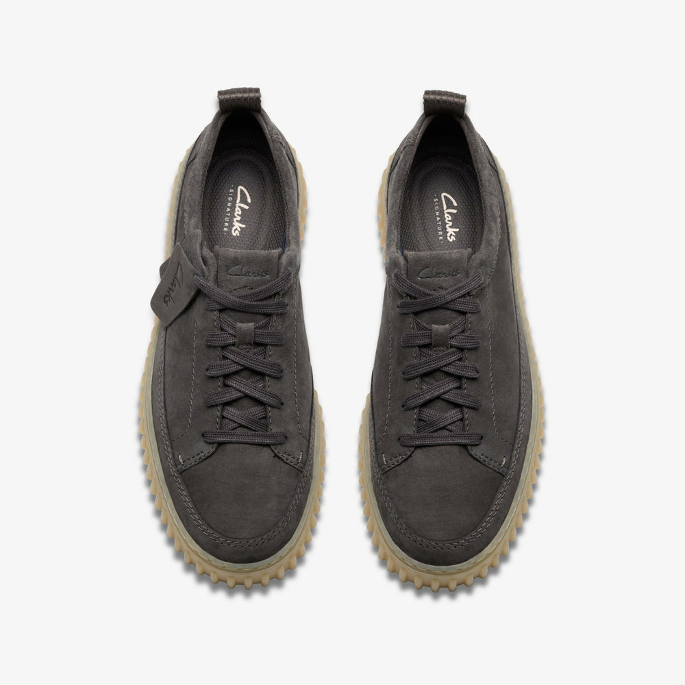Torhill Lace Dark Grey Nubuck | Clarks outlet