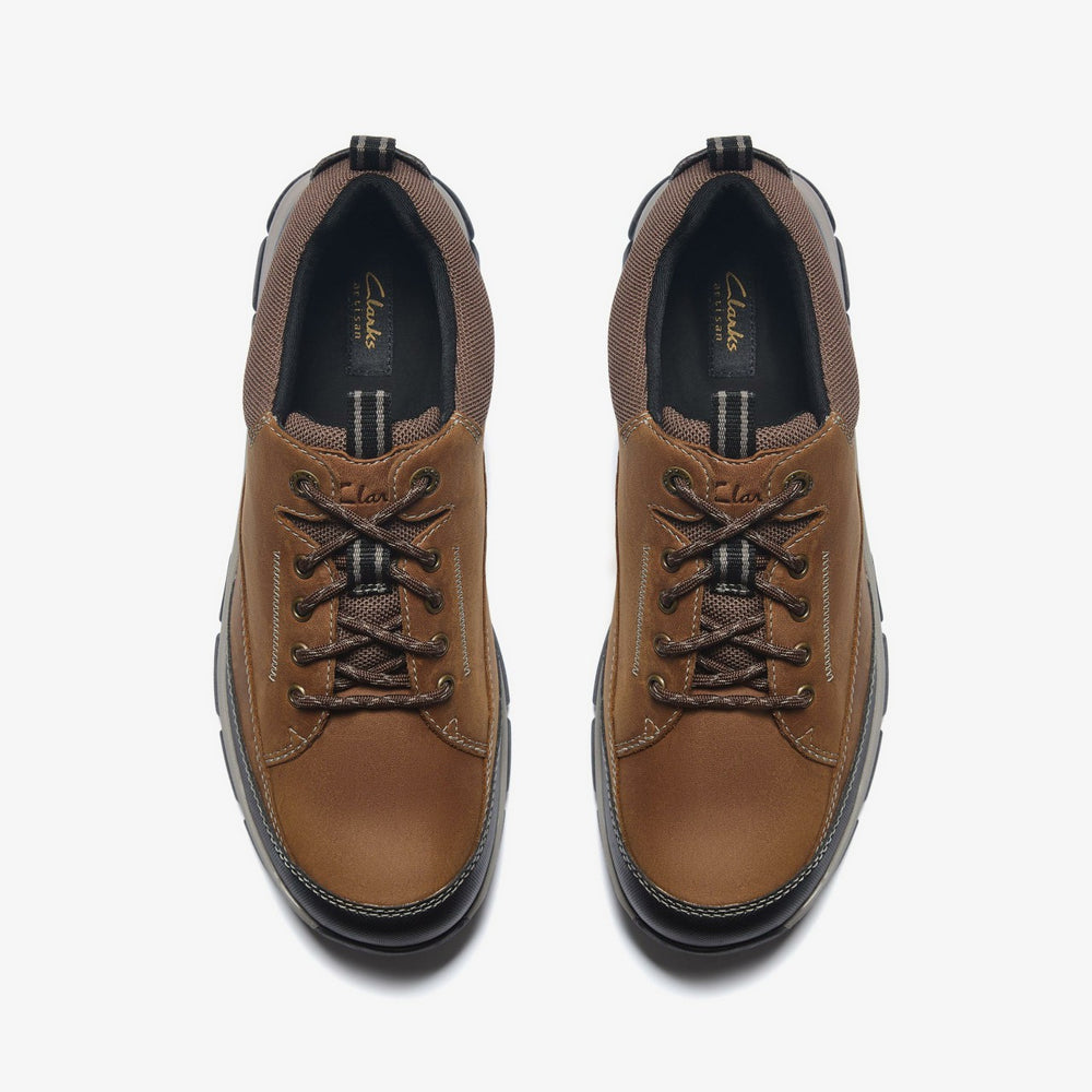 Spypath Lo GORE-TEX Dark Tan Leather | Clarks for sale