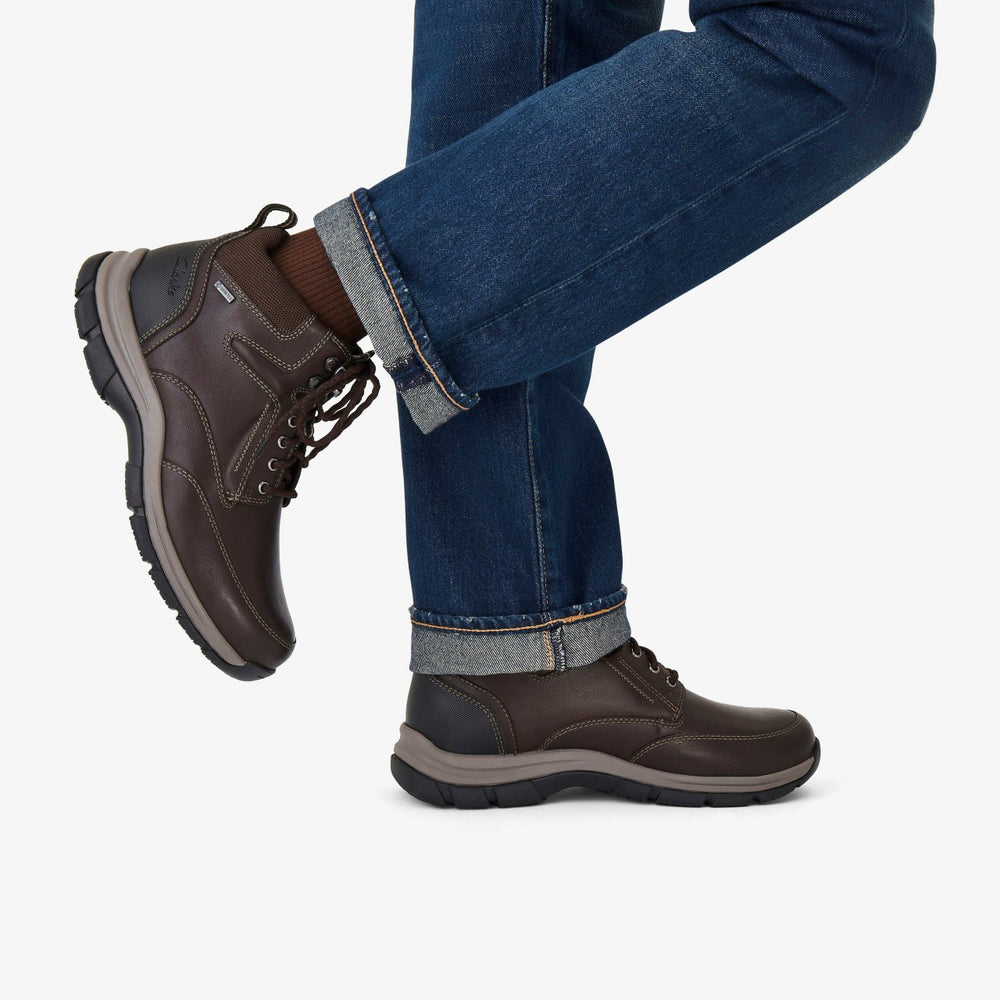 Spypath Hi GORE-TEX Dark Brown Leather | Clarks for sale