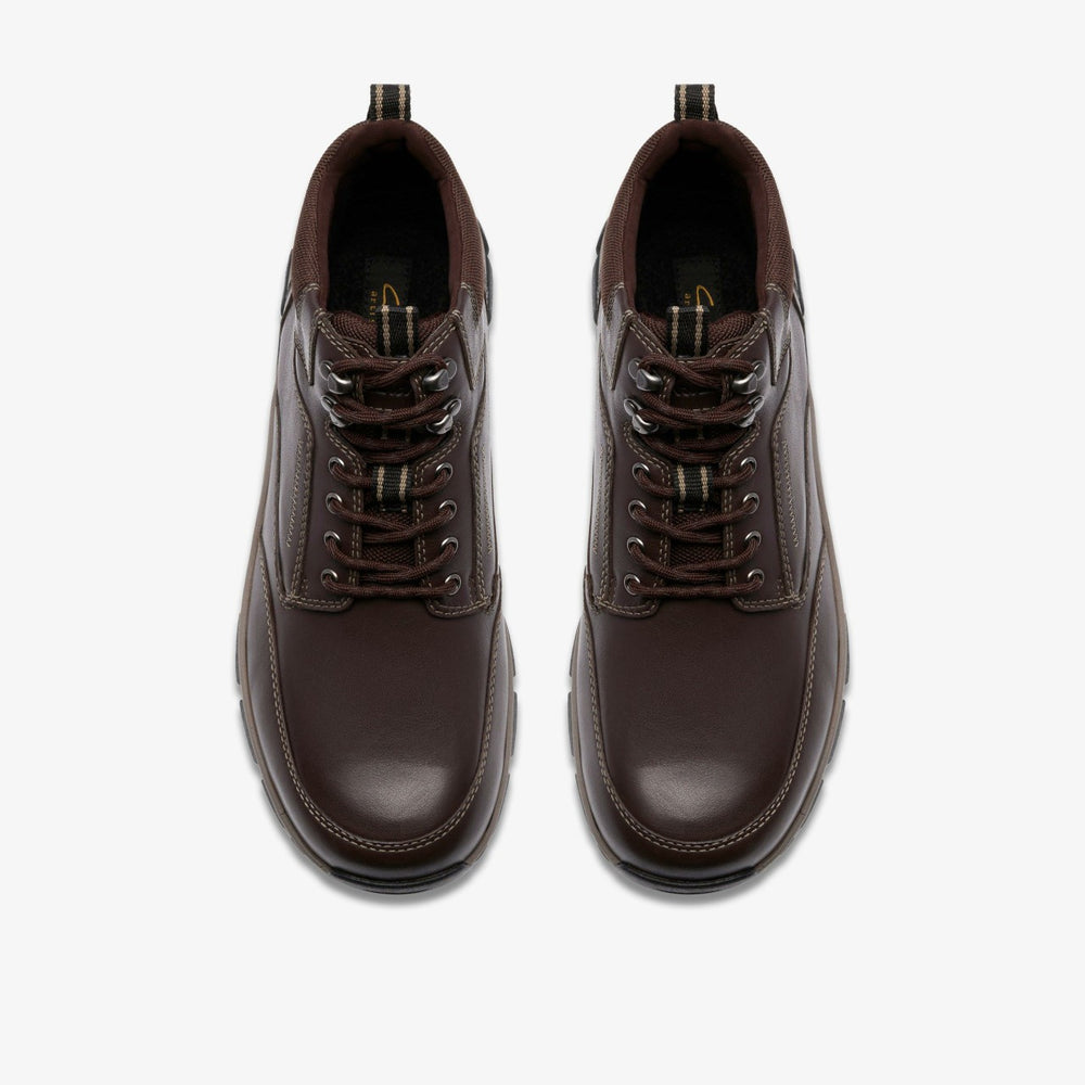 Spypath Hi GORE-TEX Dark Brown Leather | Clarks for sale