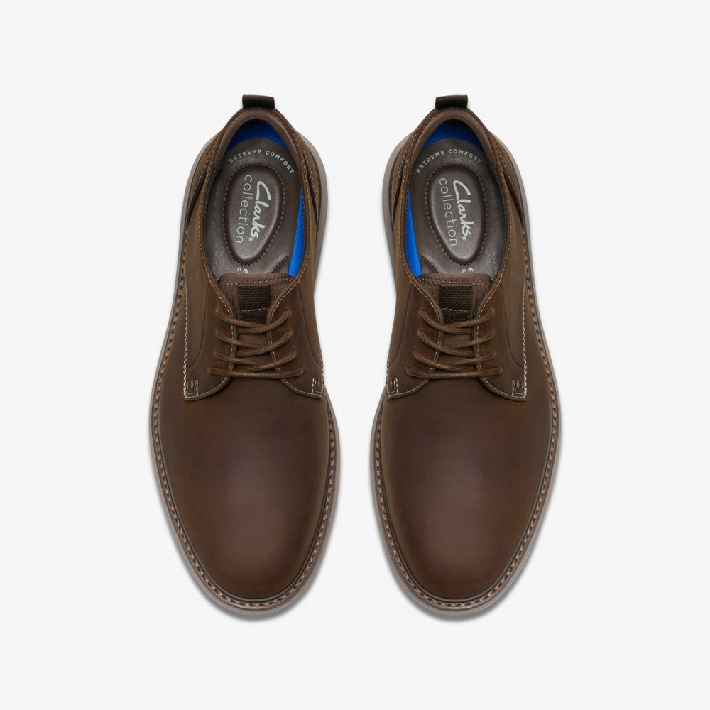 Brantin Plain Beeswax Leather | Clarks on Sale