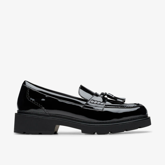 Lauryl Tassel Black Patent | Clarks online