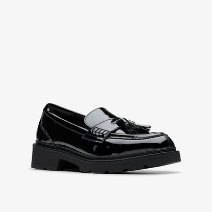 Lauryl Tassel Black Patent | Clarks online