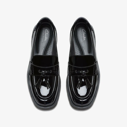 Lauryl Tassel Black Patent | Clarks online