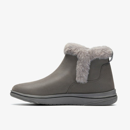 Brinkley Fur Dark Grey Combination | Clarks Sale