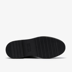 Muster Chain Black Leather | Clarks for sale