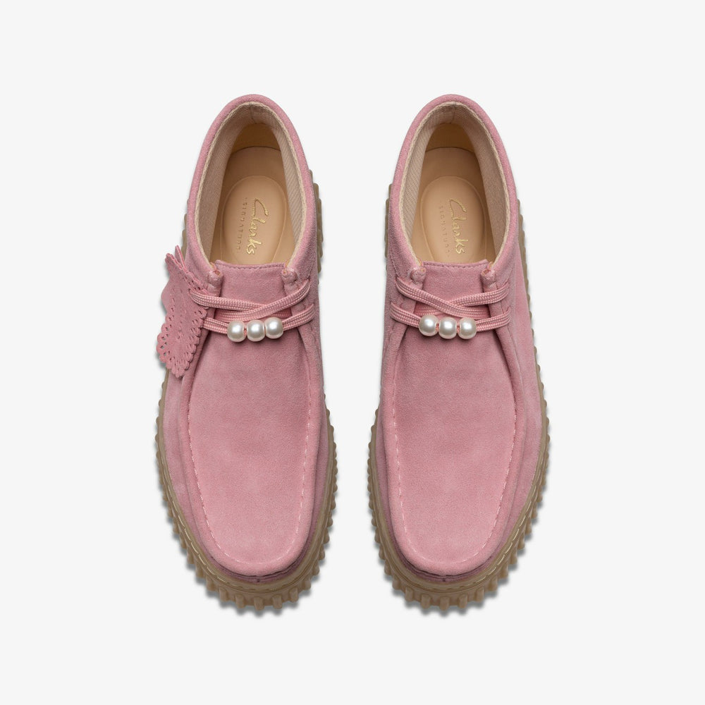 Torhill Moss Dusty Rose Suede | Clarks on Sale