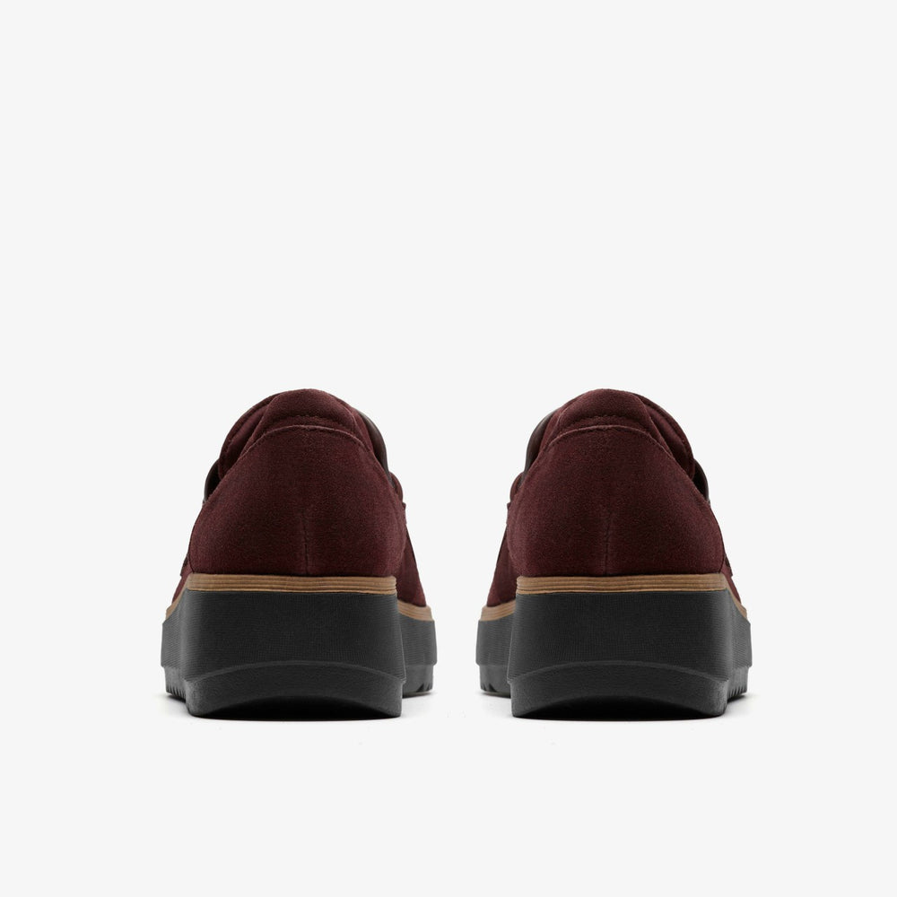 Zylah May Merlot Suede | Clarks discount