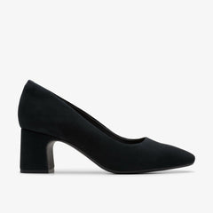 Fernie Court Black Suede | Clarks outlet
