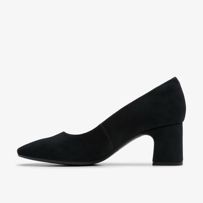 Fernie Court Black Suede | Clarks outlet