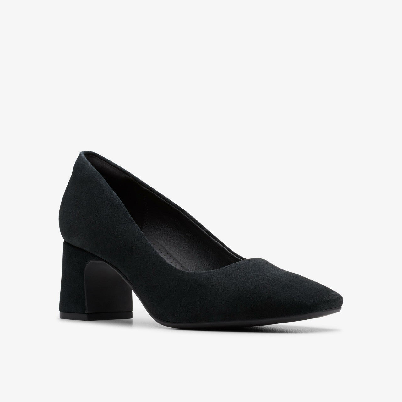 Fernie Court Black Suede | Clarks outlet