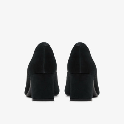 Fernie Court Black Suede | Clarks outlet