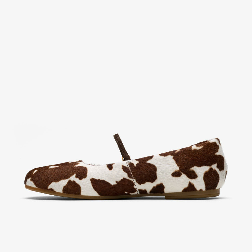 Livia Sky Cow Print | Clarks on Sale