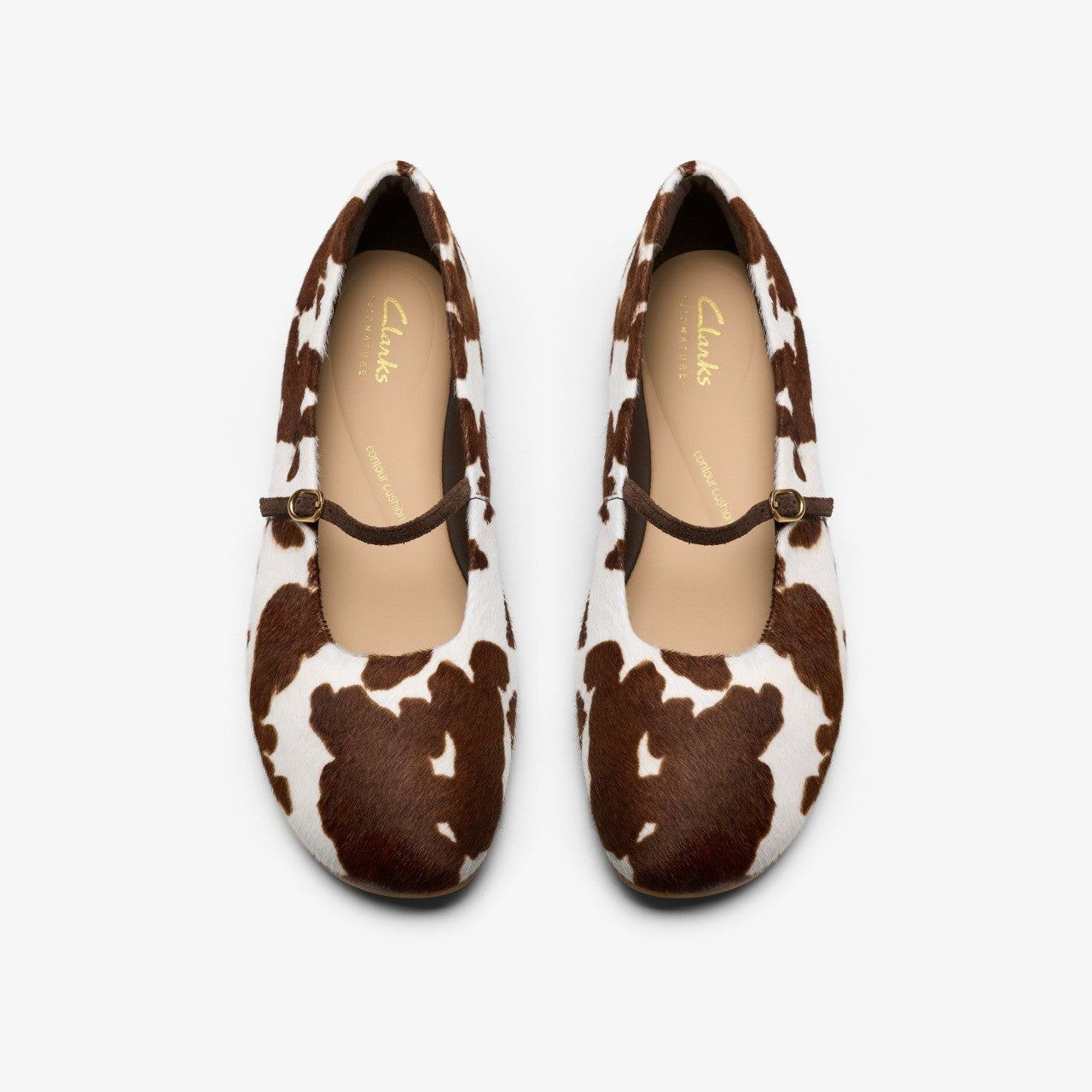 Livia Sky Cow Print | Clarks on Sale