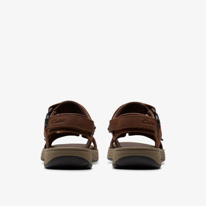Saltway Edge Dark Brown Leather | Clarks outlet