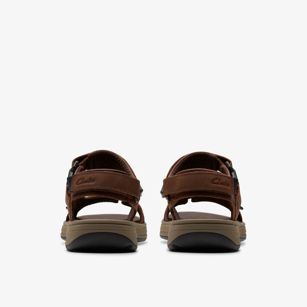 Saltway Edge Dark Brown Leather | Clarks outlet