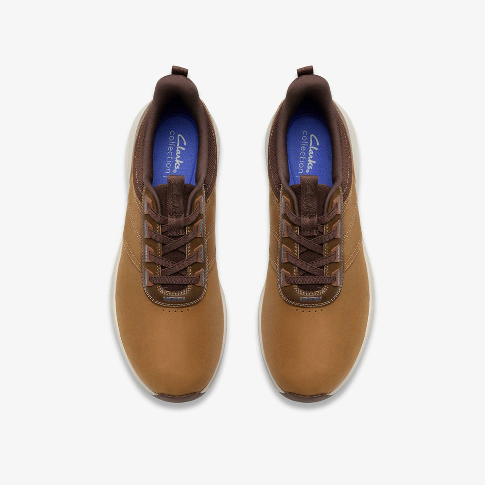 Motion Trek LX Dark Tan Leather | Clarks on Sale