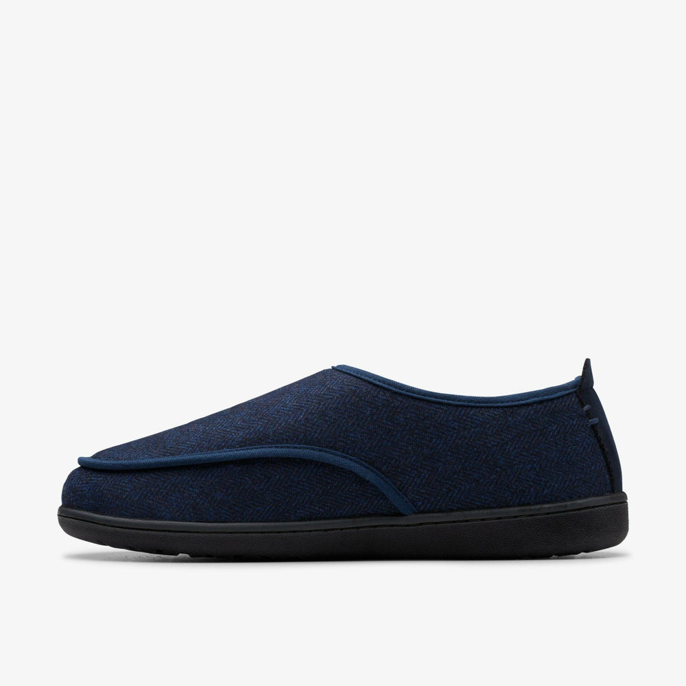 King Riptape Slipper Navy Interest | Clarks online