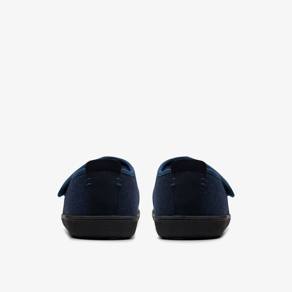 King Riptape Slipper Navy Interest | Clarks online
