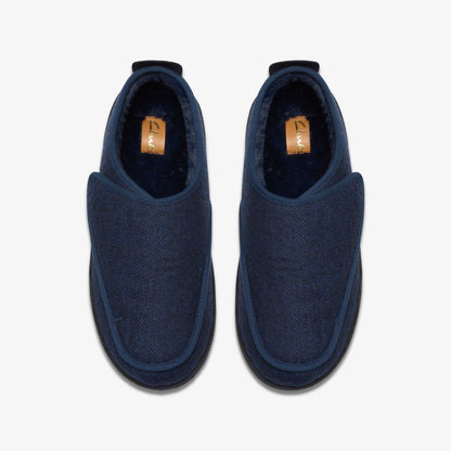 King Riptape Slipper Navy Interest | Clarks online