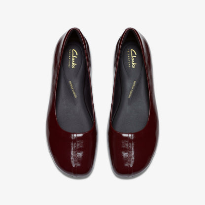 Livia Lily Burgundy Patent | Clarks Sale