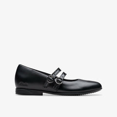Finja Bar Older Black Leather | Clarks on Sale