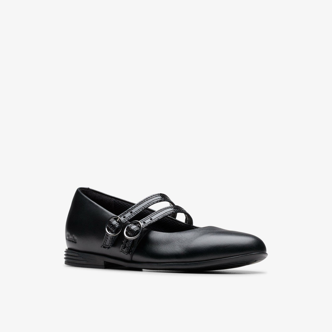 Finja Bar Older Black Leather | Clarks on Sale