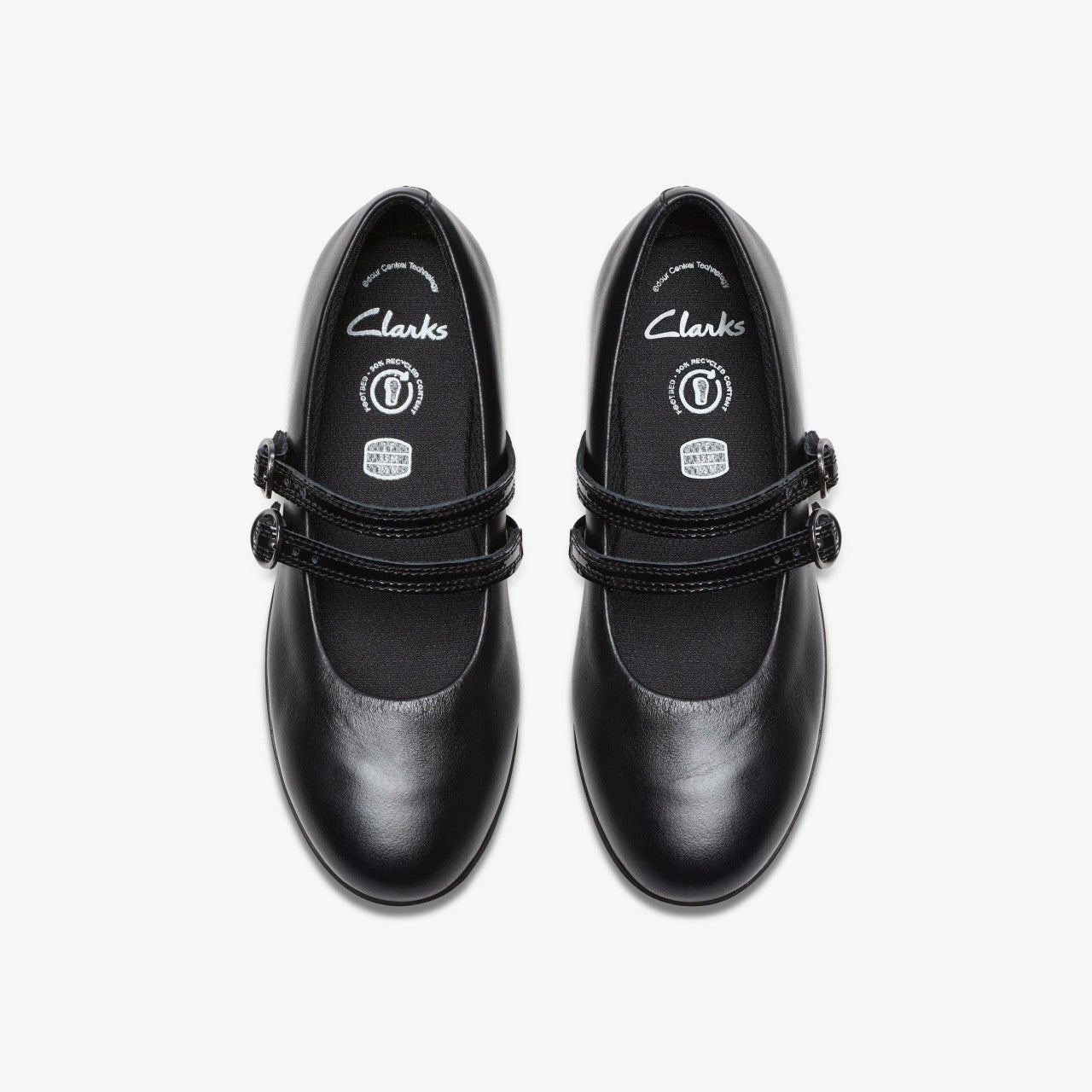 Finja Bar Older Black Leather | Clarks on Sale