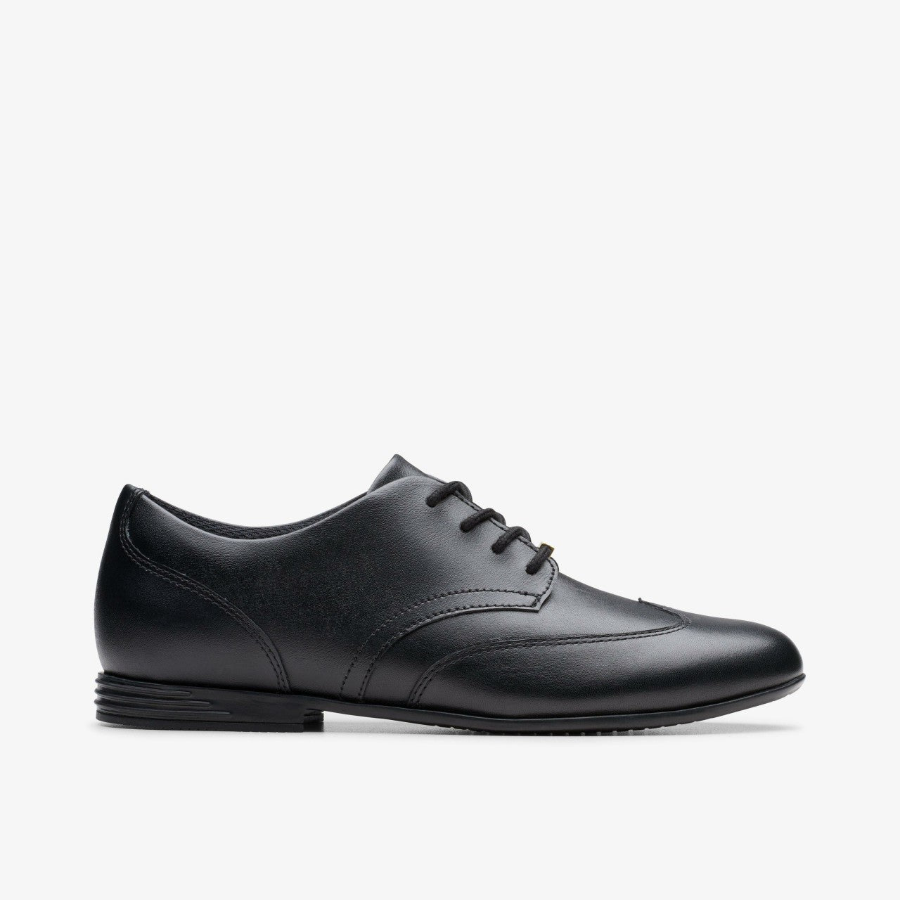 Finja Wing Youth Black Leather | Clarks online