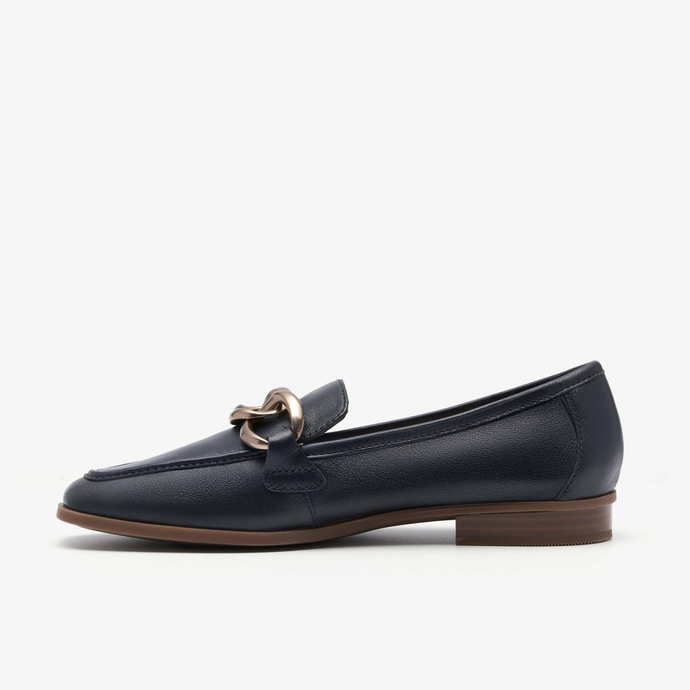 Sarafyna Iris Navy Leather | Clarks online