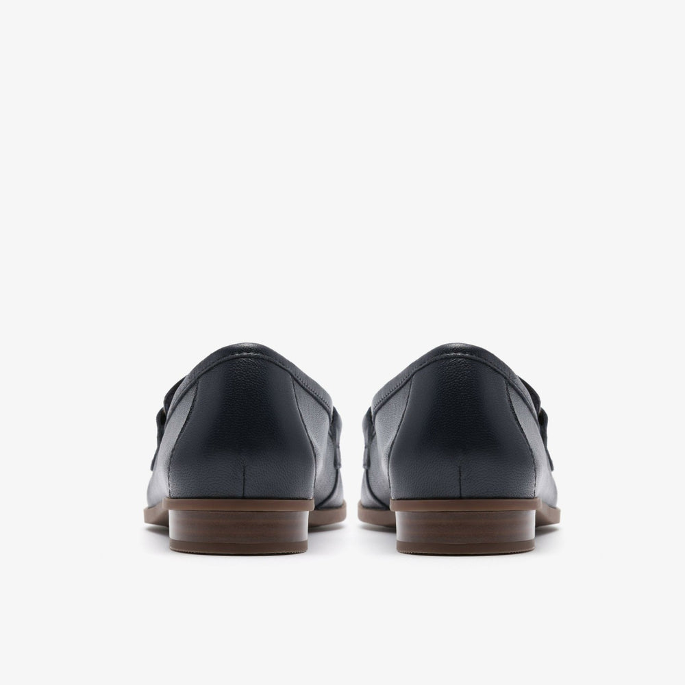Sarafyna Iris Navy Leather | Clarks online