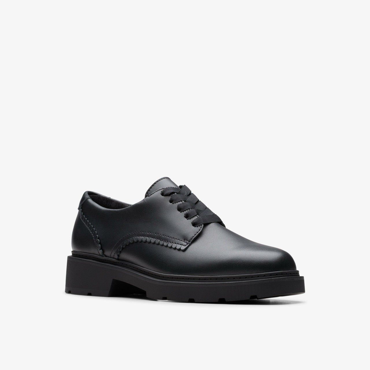 Eris Pure Youth Black Leather | Clarks outlet