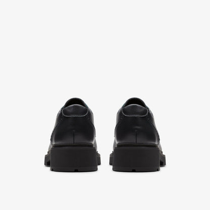 Eris Pure Youth Black Leather | Clarks outlet