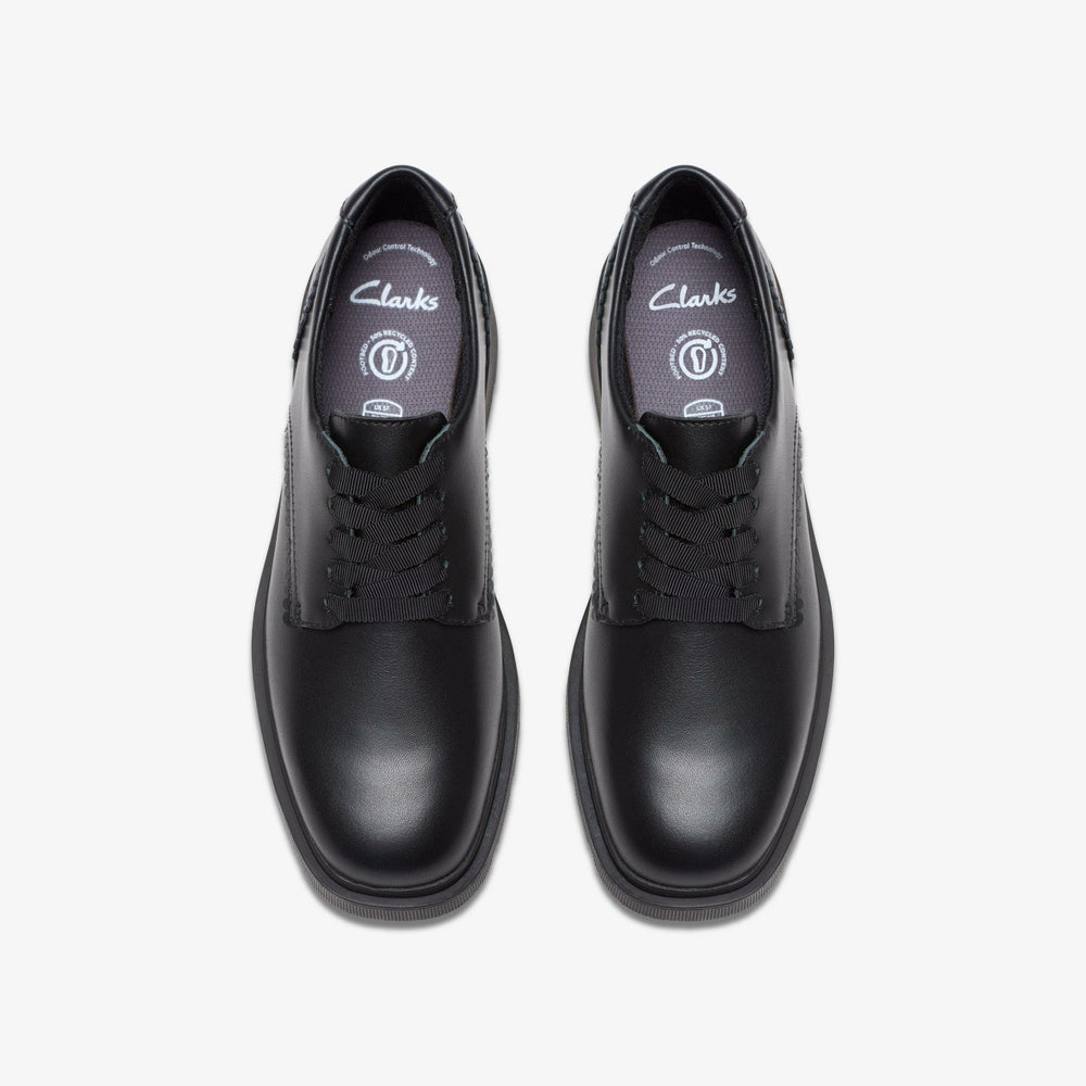 Eris Pure Youth Black Leather | Clarks outlet