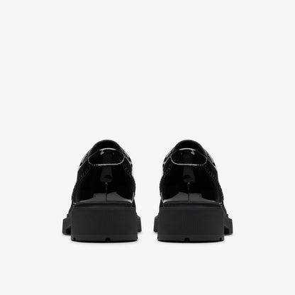 Eris Pure Youth Black Patent | Clarks Sale
