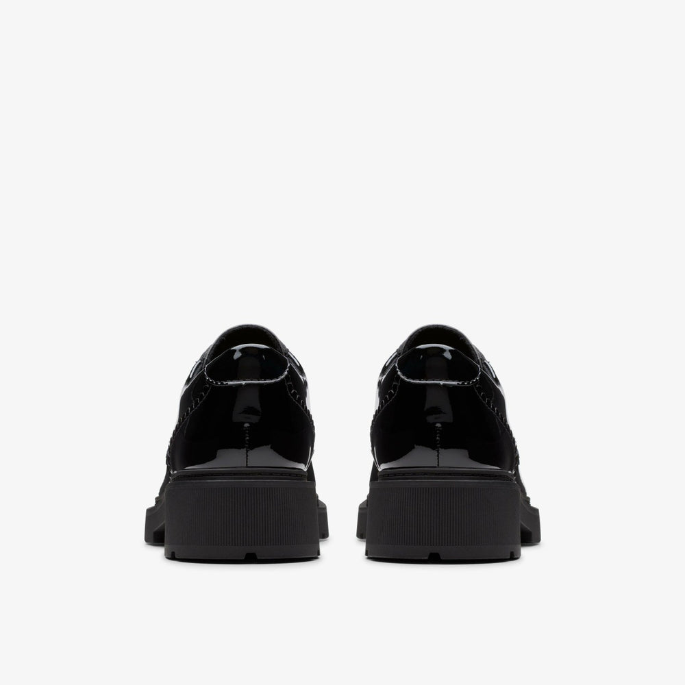 Eris Pure Youth Black Patent | Clarks Sale