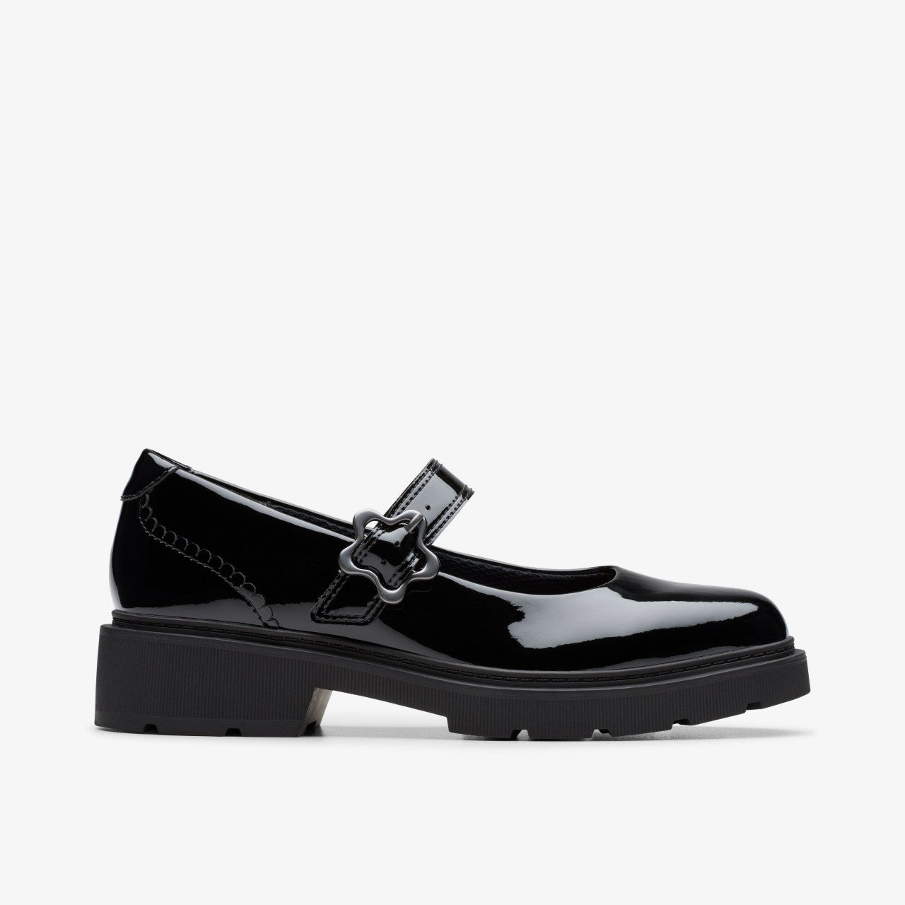 Eris Jane Youth Black Patent | Clarks discount
