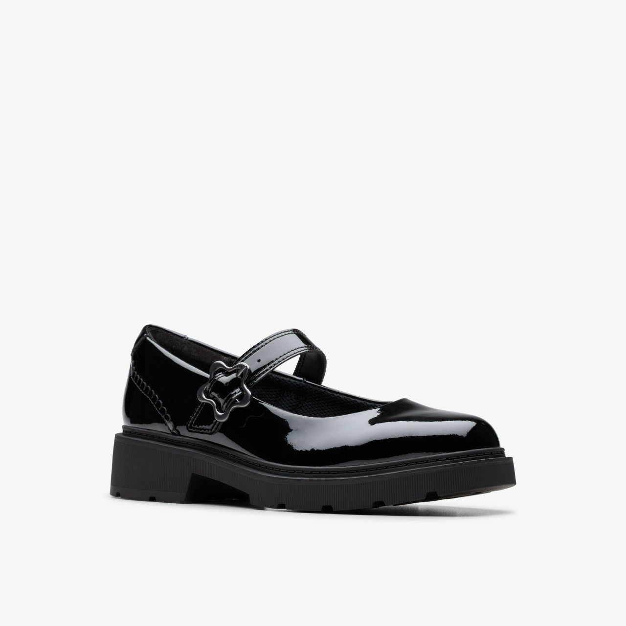 Eris Jane Youth Black Patent | Clarks discount