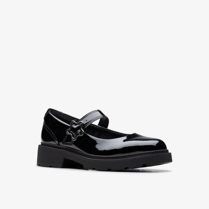 Eris Jane Youth Black Patent | Clarks discount