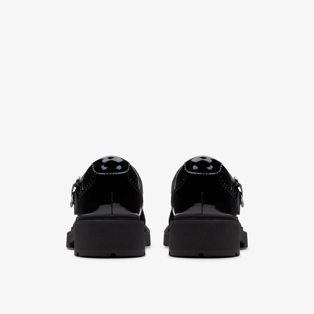 Eris Jane Youth Black Patent | Clarks discount