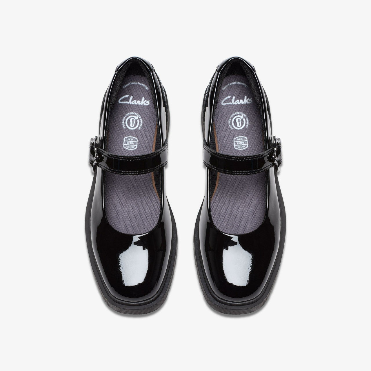Eris Jane Youth Black Patent | Clarks discount