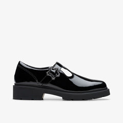 Eris Hope Youth Black Patent | Clarks for sale