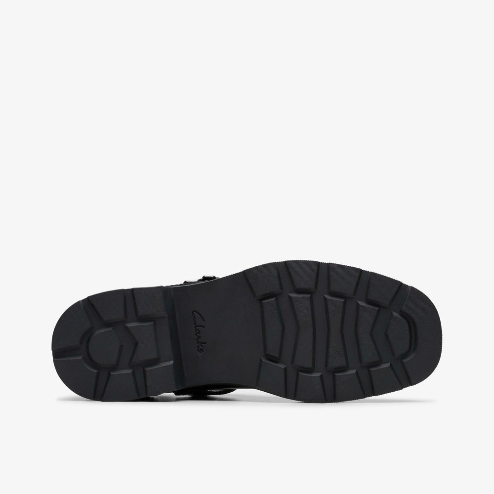 Eris Hope Youth Black Patent | Clarks for sale
