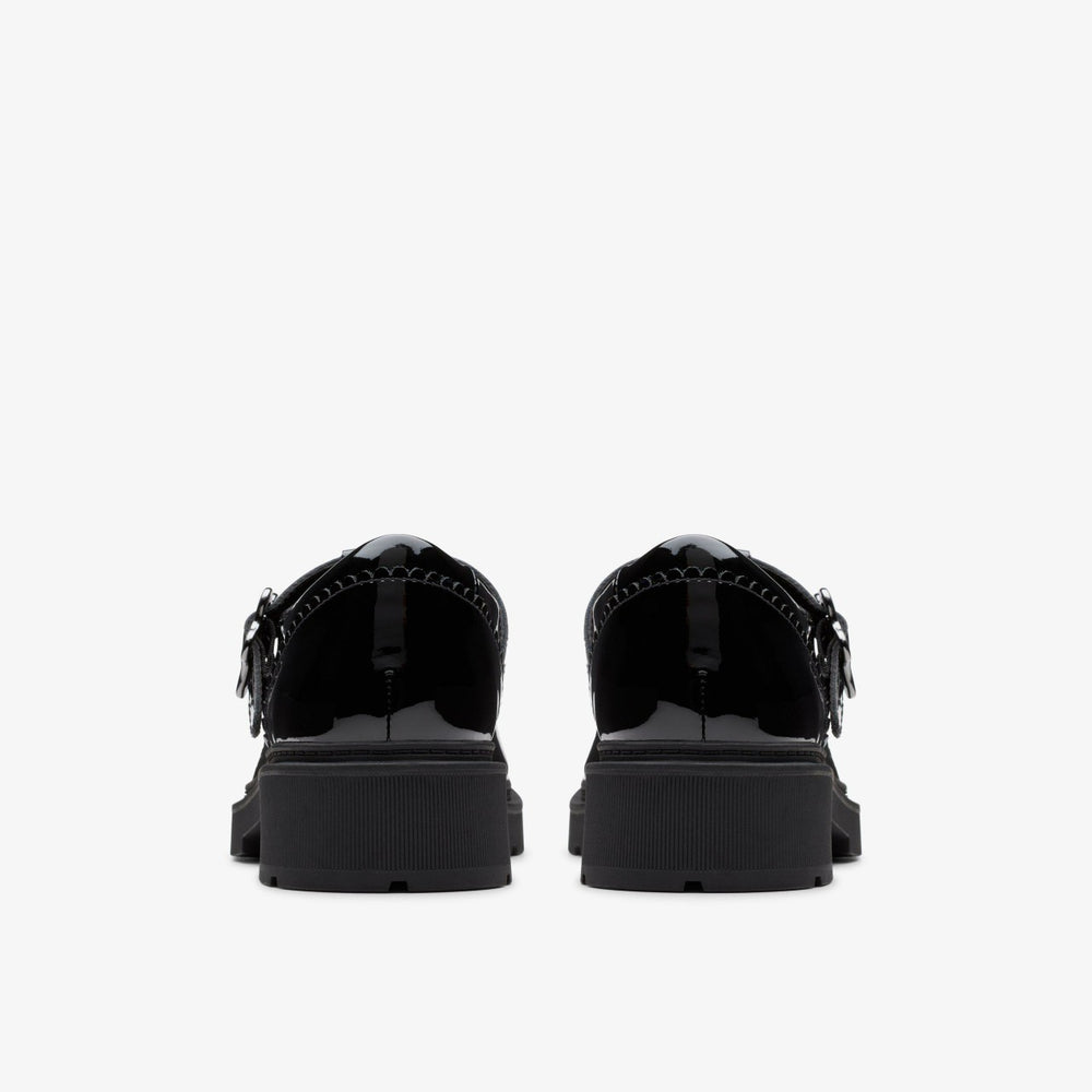 Eris Hope Youth Black Patent | Clarks for sale
