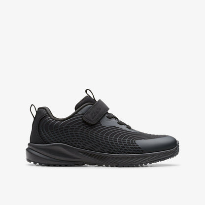 Deyes Dash Kid Black/Black | Clarks outlet