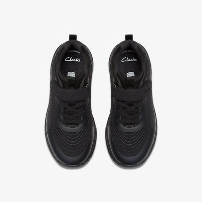 Deyes Dash Kid Black/Black | Clarks outlet