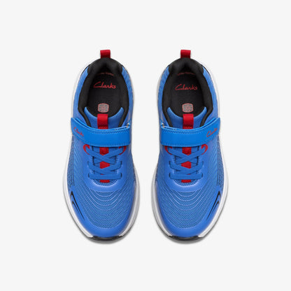 Deyes Dash Kid Blue Synthetic | Clarks on Sale
